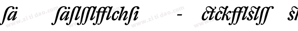 DTLDorianST-MediumItalic字体转换
