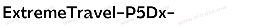 ExtremeTravel-P5Dx字体转换