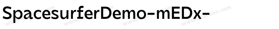 SpacesurferDemo-mEDx字体转换