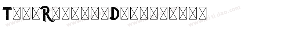 The-Rustic-Demo字体转换