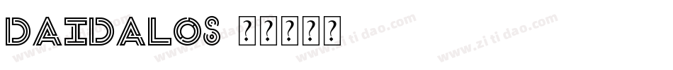 Daidalos字体转换