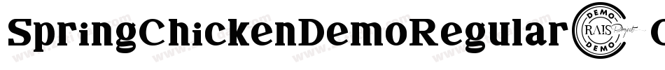 SpringChickenDemoRegular-Oje8字体转换 SpringChickenDemoRegular-Oje8字体转换