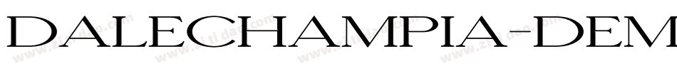 Dalechampia-DEMO字体转换