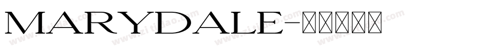 MaryDale字体转换