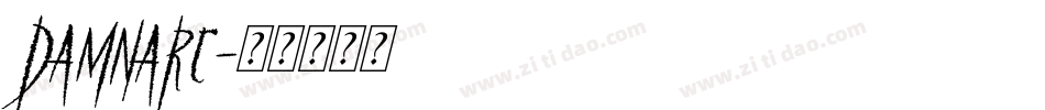 damnarc字体转换