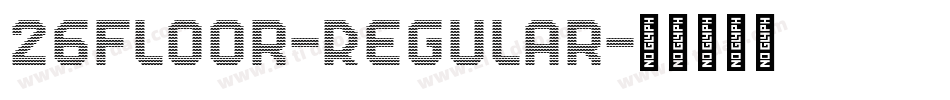 26Floor-Regular字体转换