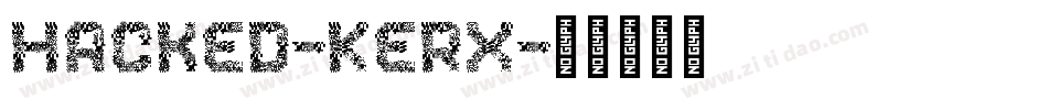 Hacked-KerX字体转换