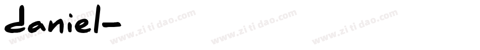 daniel字体转换