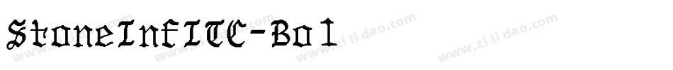 StoneInfITC-Bold字体转换