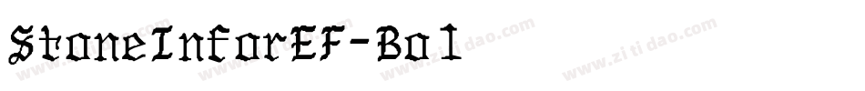 StoneInforEF-Bold字体转换