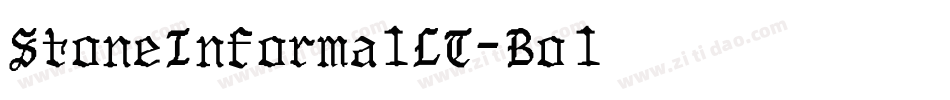 StoneInformalLT-Bold字体转换