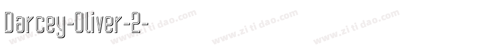 Darcey-Oliver-2字体转换