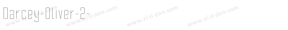 Darcey-Oliver-2字体转换