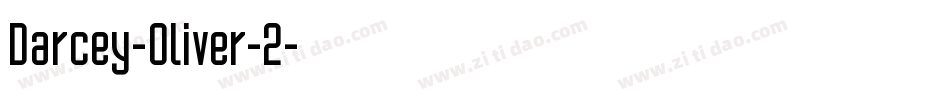 Darcey-Oliver-2字体转换