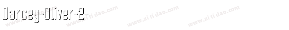 Darcey-Oliver-2字体转换