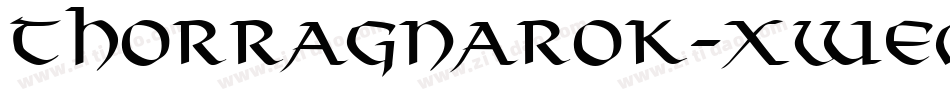 ThorRagnarok-xWEm字体转换