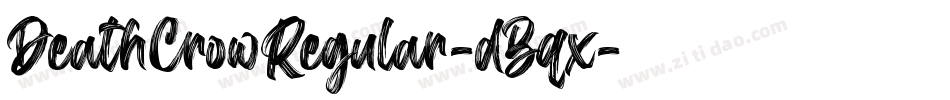 DeathCrowRegular-dBqx字体转换