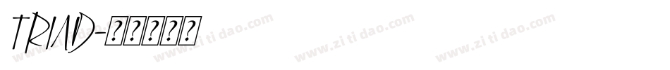 Triad字体转换