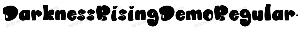 DarknessRisingDemoRegular-GWvO字体转换