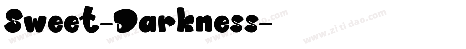 Sweet-Darkness字体转换