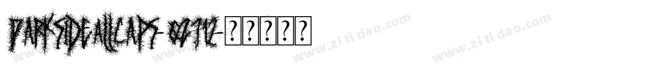 DarksideAllCaps-qZ712字体转换