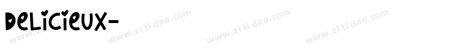 delicieux字体转换