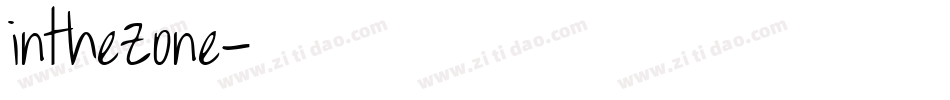 inthezone字体转换