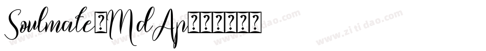 Soulmate-MdAp字体转换