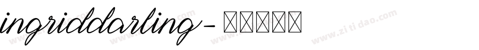 IngridDarling字体转换