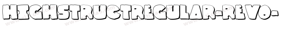 HighstructRegular-reVO字体转换