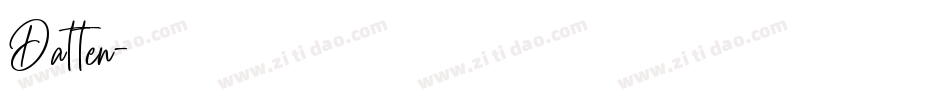 Datten字体转换