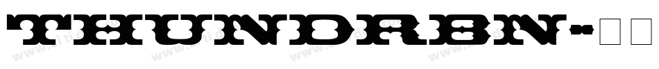 THUNDRBN字体转换