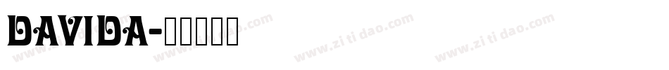 Davida字体转换