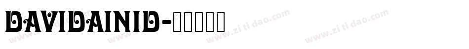 DavidaIniD字体转换