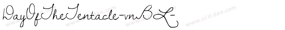 DayOfTheTentacle-vnBL字体转换