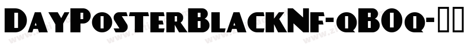DayPosterBlackNf-qB0q字体转换
