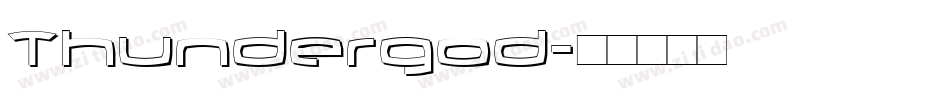Thundergod字体转换
