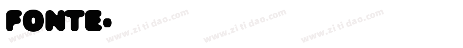 FONTE字体转换
