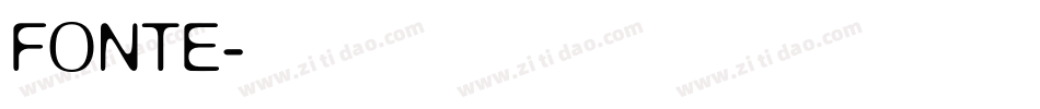 FONTE字体转换