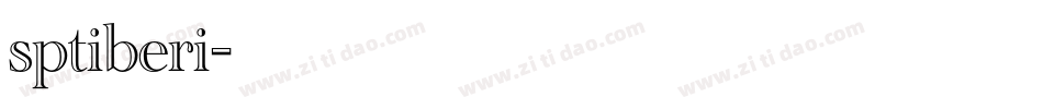 sptiberi字体转换