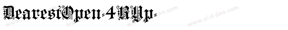 DearestOpen-4RYp字体转换