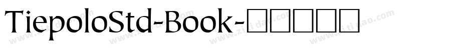 TiepoloStd-Book字体转换