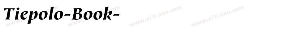 Tiepolo-Book字体转换