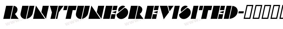 RunyTunesRevisited字体转换
