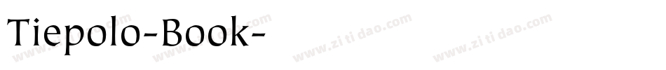 Tiepolo-Book字体转换