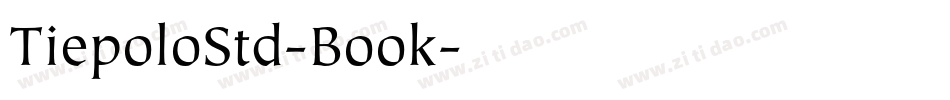 TiepoloStd-Book字体转换