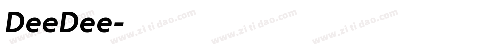 DeeDee字体转换