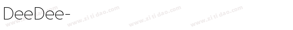 DeeDee字体转换
