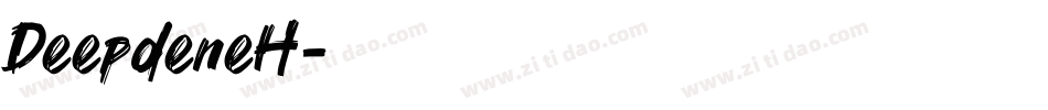 DeepdeneH字体转换