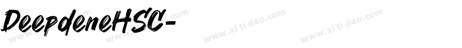 DeepdeneHSC字体转换